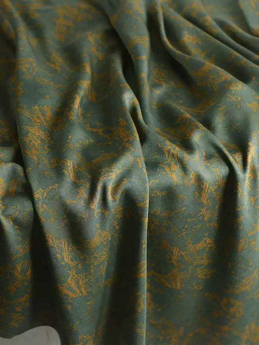 RYSHIQIN - Hight 60 Count Rayon Satin Faux Silk Chinese Style Floral Cheongsam Dress Fabric - 145cm wide by the Yard