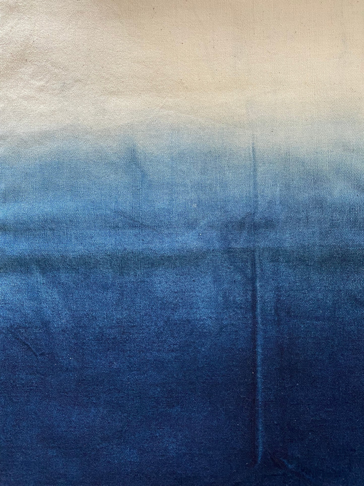 LARABI- Eco-Friendly Earth Blue Plant Dyed Cotton Fabric - 38cm by the Yard