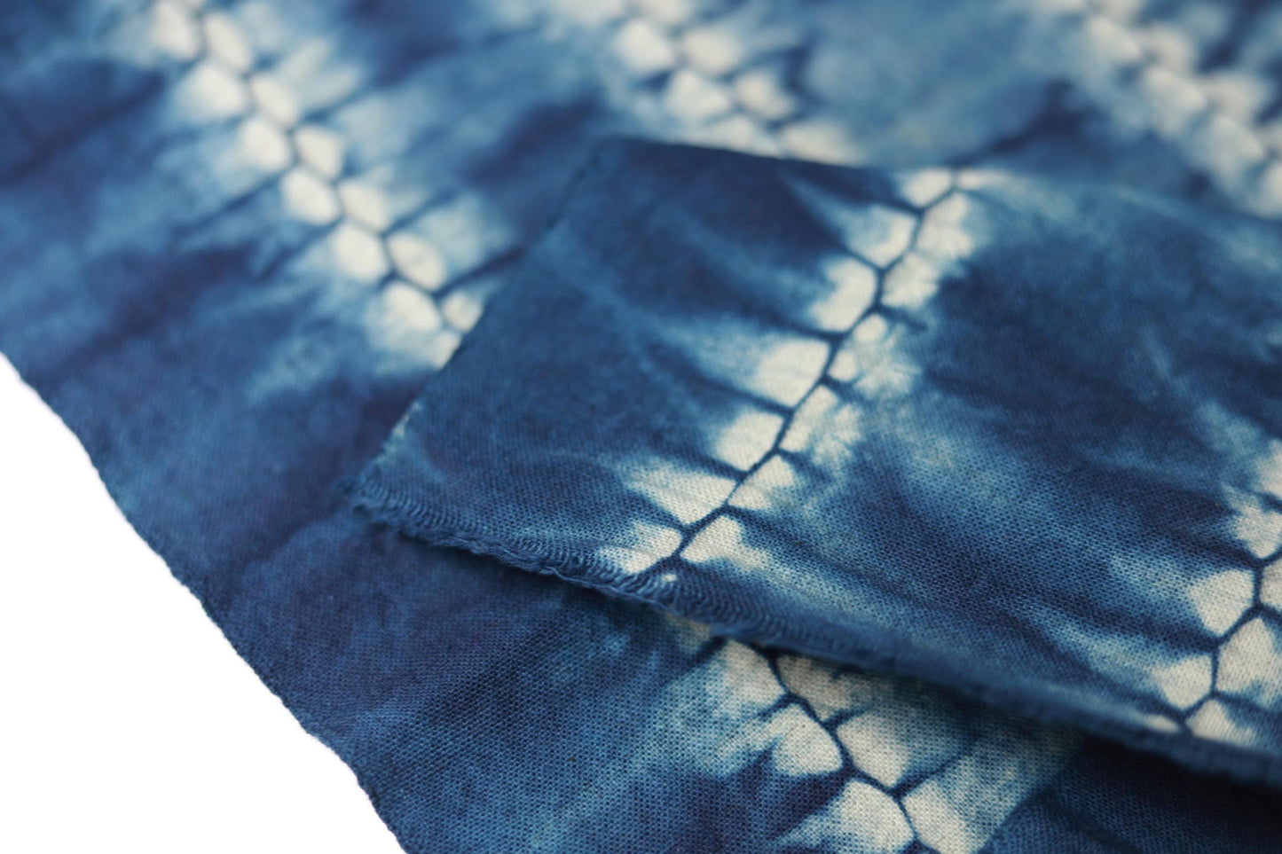 CANCEN- Eco-Friendly Earth Blue Plant Dyed Cotton Fabric - 42cm by the Yard