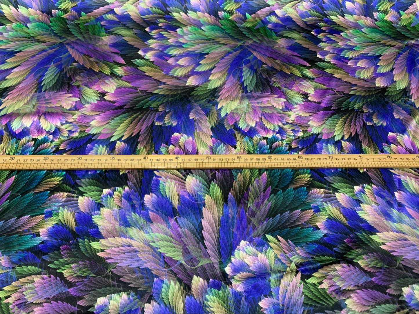 JIANCH - 19 Momme Gradient Pattern Digital Print Stretch Silk Satin Fabric - 108cm wide by the Yard