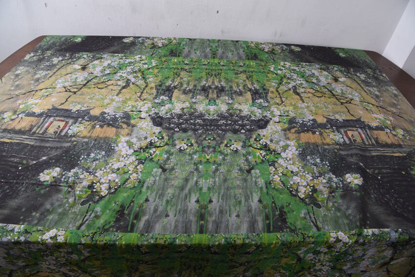 YINXIAN - 15 Momme Silk Crepe de Chine by a fixed size 140cm wide x 70cm