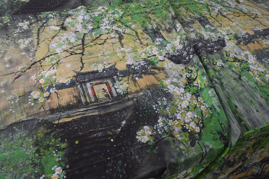 YINXIAN - 15 Momme Silk Crepe de Chine by a fixed size 140cm wide x 70cm