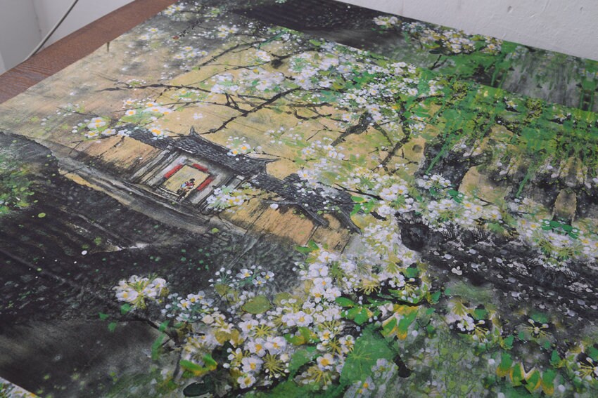 YINXIAN - 15 Momme Silk Crepe de Chine by a fixed size 140cm wide x 70cm