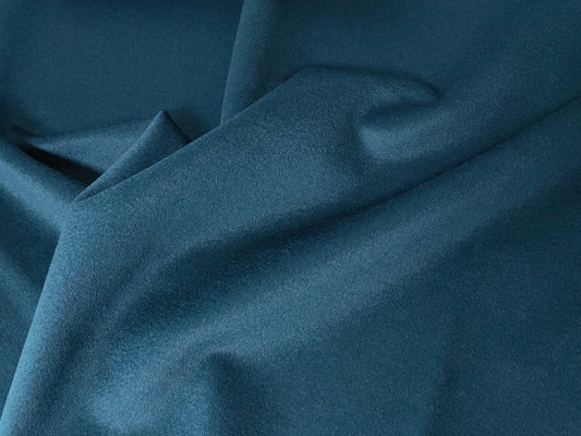 Dark Blue Single-Sided 45% Cashmere Fabric - 150cm wide by the Yard