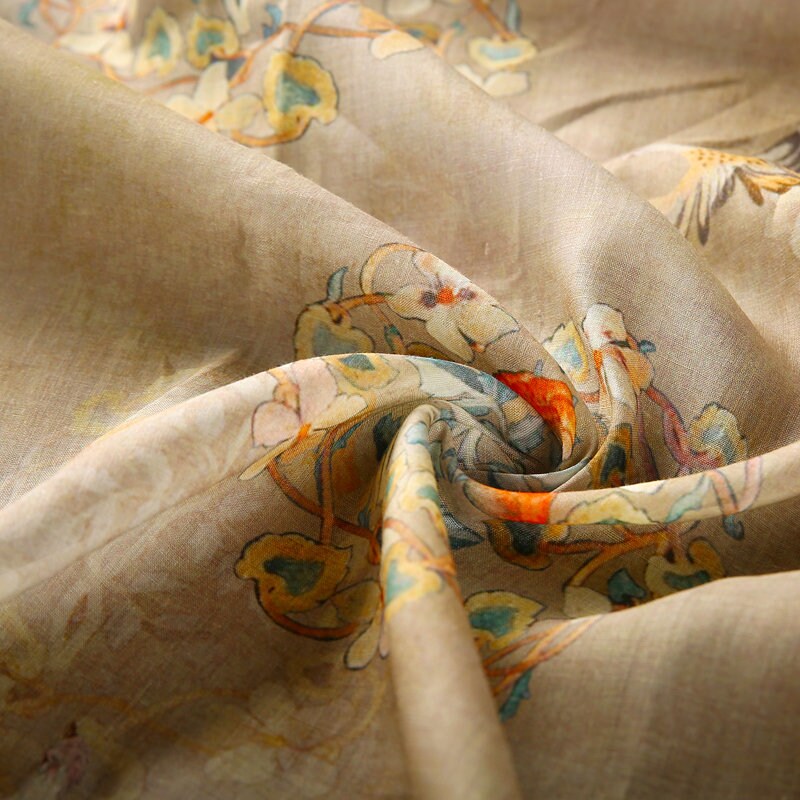 FUSANG - Digital Printing 42 Thread Count Ramie Fabric - 140cm wide by the Yard
