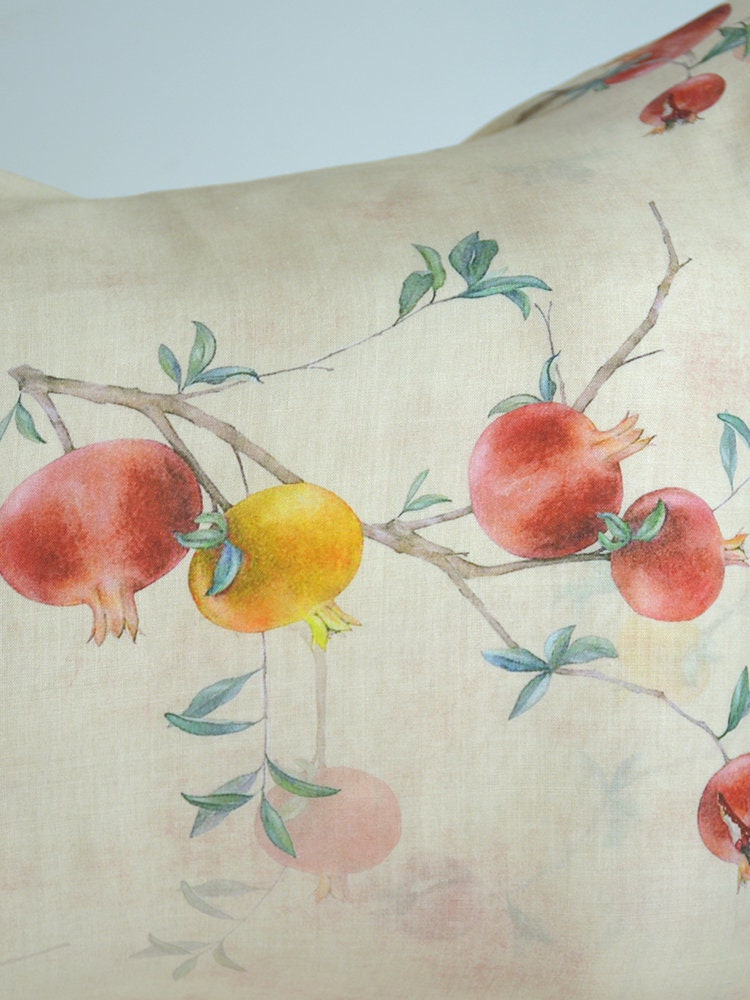 SHILIU Flower Print Ramie Fabric By the Yard