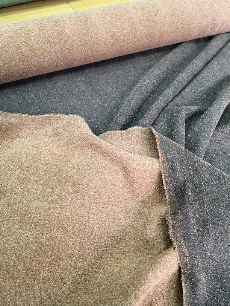 ZUOSI Wild Tussah Silk Gambiered Ganton Silk Fabric by the Yard