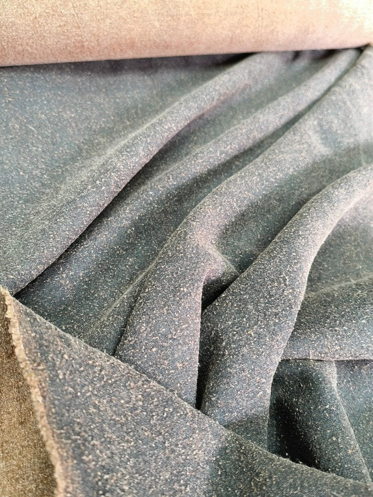ZUOSI Wild Tussah Silk Gambiered Ganton Silk Fabric by the Yard