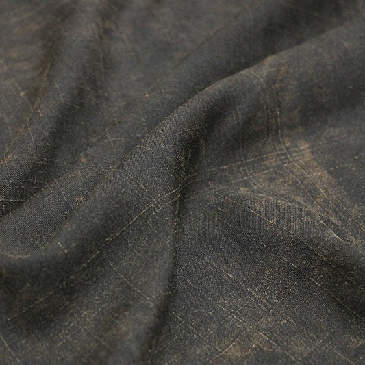 XIANGE - 45 Momme Handmade Gambiered Ganton Tussah Silk Fabric - 110cm wide by the Yard