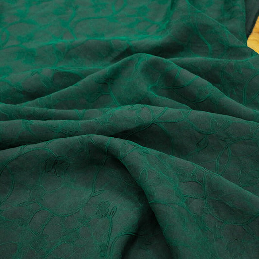 GUIWENTIHUA - 22 Momme Handmade Jacquard Mud Silk Satin Fabric - 110cm by the Yard