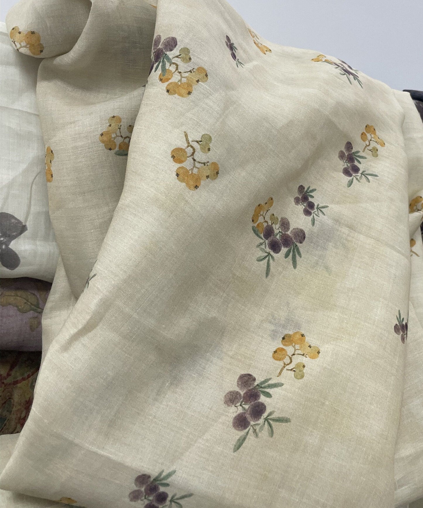 YANGMEI - Digital Printing 42 Thread Count Ramie Fabric - 140cm wide by the Yard