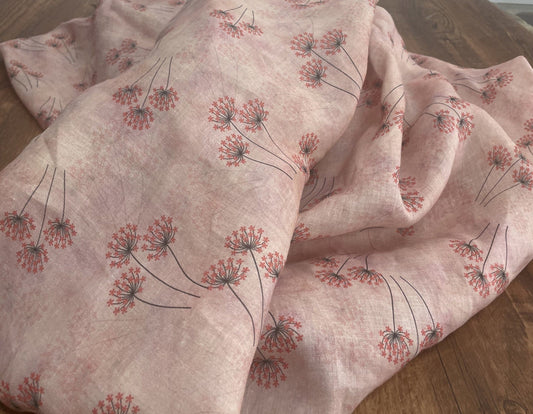 JINGSHI - Digital Printing 42 Thread Count Ramie Fabric - 140cm wide by the Yard
