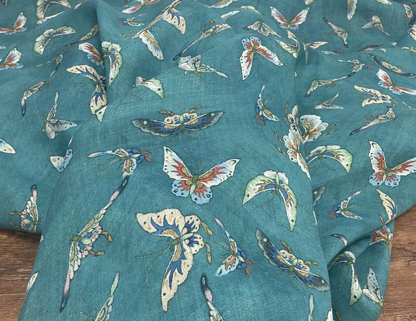 LANHUDIE - Digital Printing 42 Thread Count Ramie Fabric - 140cm wide by the Yard