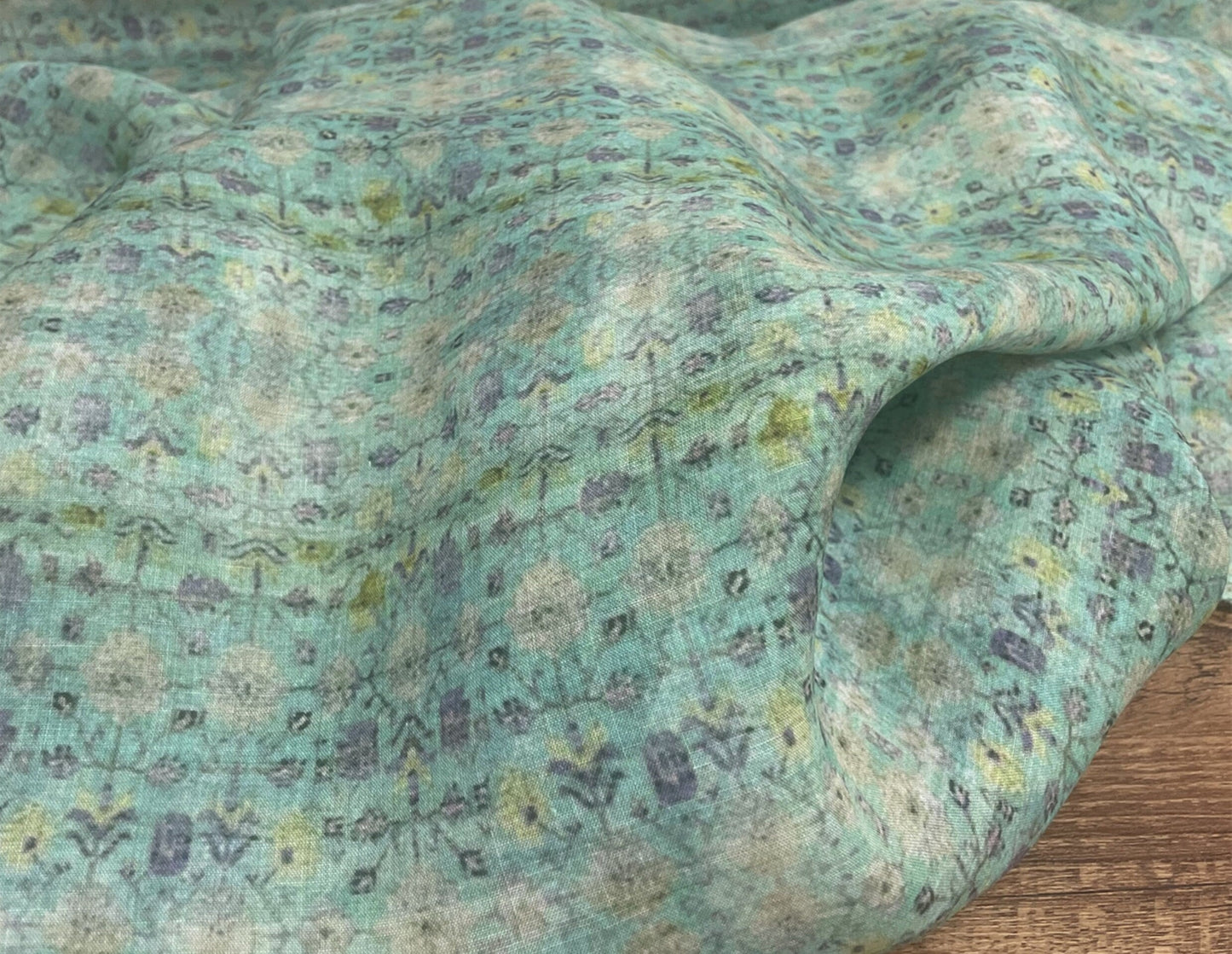 MOCHA - Digital Printing 42 Thread Count Ramie Fabric - 140cm wide by the Yard