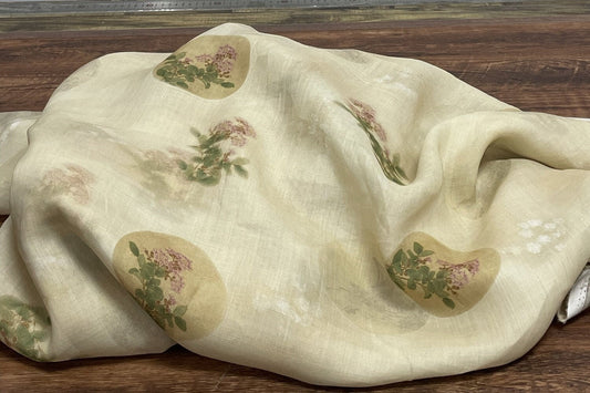 JINGHUA - Digital Printing 42 Thread Count Ramie Fabric - 140cm wide by the Yard