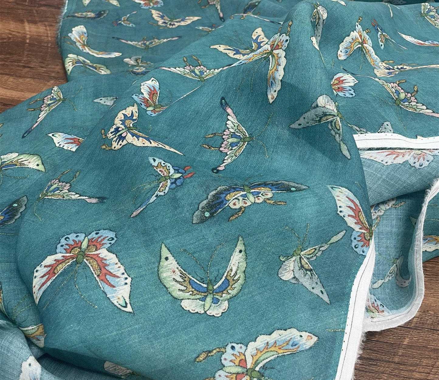 LANHUDIE - Digital Printing 42 Thread Count Ramie Fabric - 140cm wide by the Yard