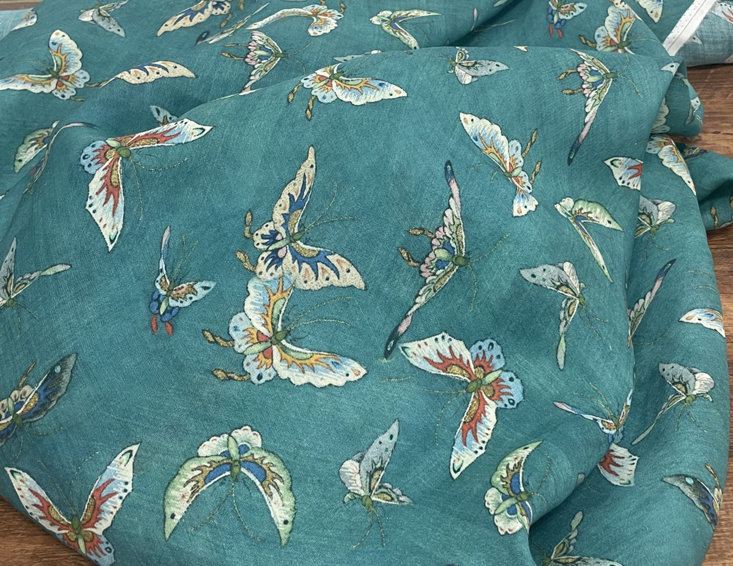 LANHUDIE - Digital Printing 42 Thread Count Ramie Fabric - 140cm wide by the Yard