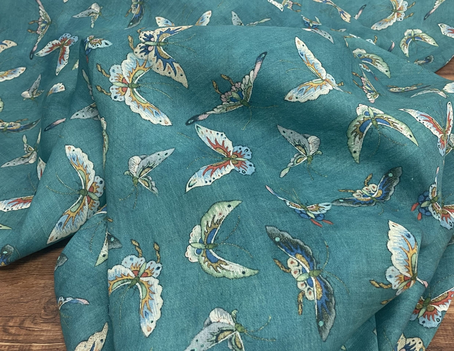 LANHUDIE - Digital Printing 42 Thread Count Ramie Fabric - 140cm wide by the Yard