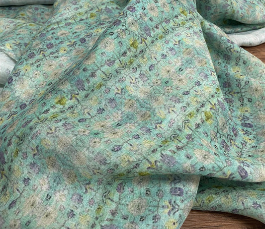 MOCHA - Digital Printing 42 Thread Count Ramie Fabric - 140cm wide by the Yard