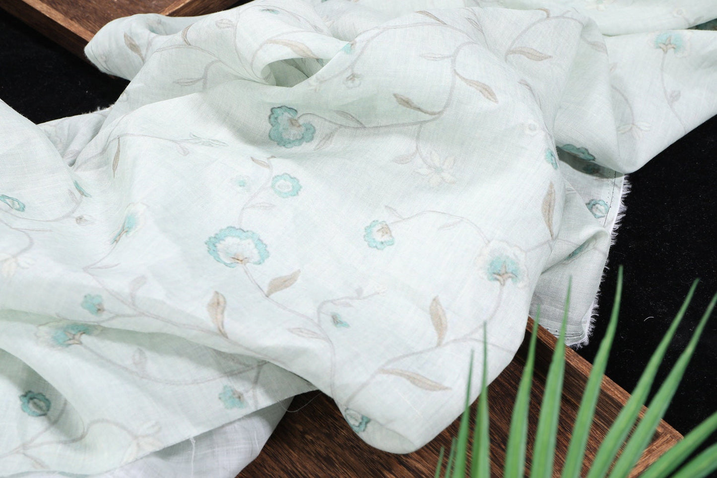 XIAOYAO - Digital Printing 42 Thread Count Ramie Fabric - 140cm wide by the Yard