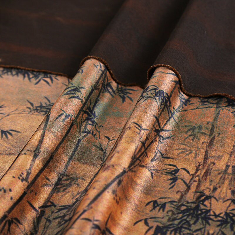 ZL - Handmade 70 Momme PIZI Mud Silk Satin Fabric - 112cm by the Yard