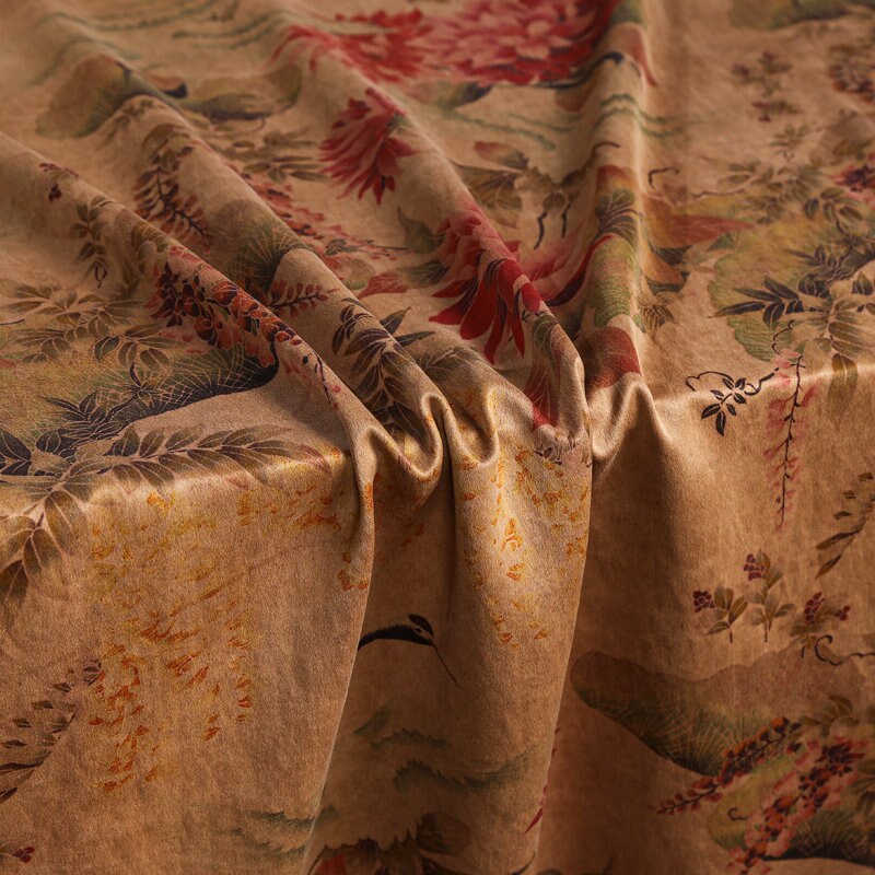 XHHMD - Handmade 58 Momme PIZI Mud Silk Satin Fabric - 112cm by the Yard