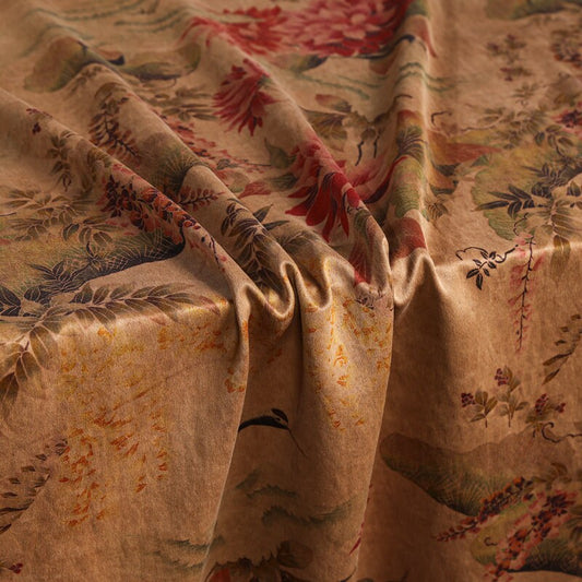XHHMD - Handmade 58 Momme PIZI Mud Silk Satin Fabric - 112cm by the Yard