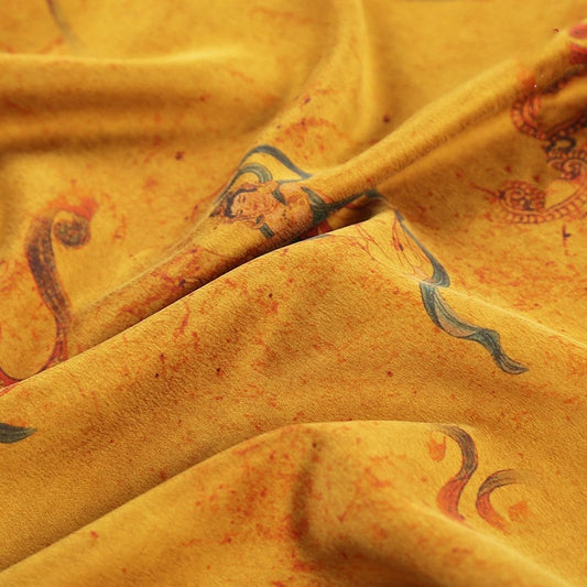 XFTYH - Handmade 43 Momme PIZI Mud Silk Satin Fabric - 114cm by the Yard