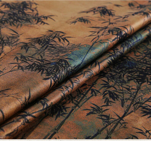 ZL - Handmade 70 Momme PIZI Mud Silk Satin Fabric - 112cm by the Yard