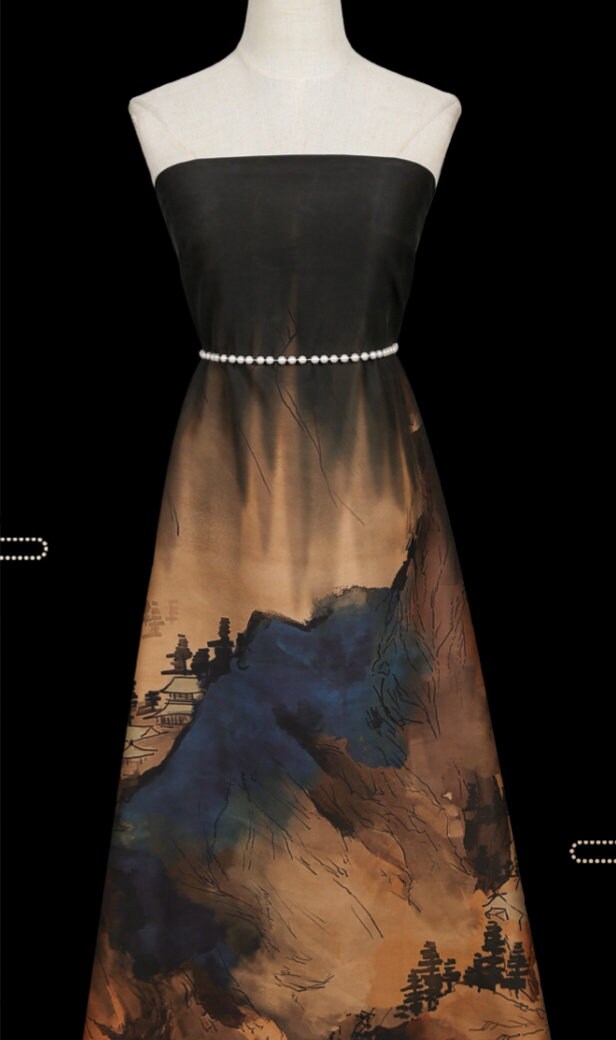 ZSSWYH - Handmade 50 Momme PIZI Mud Silk Satin Fabric - 115cm by the Yard