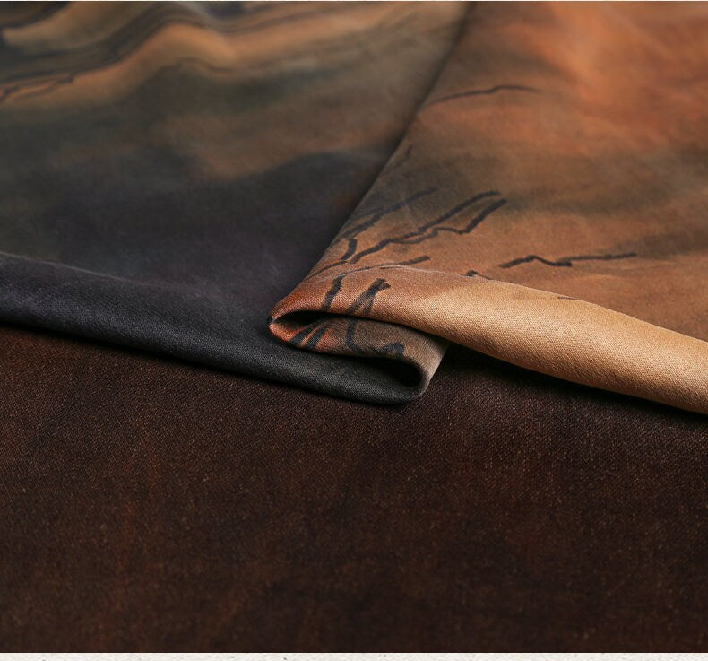 ZSSWYH - Handmade 50 Momme PIZI Mud Silk Satin Fabric - 115cm by the Yard