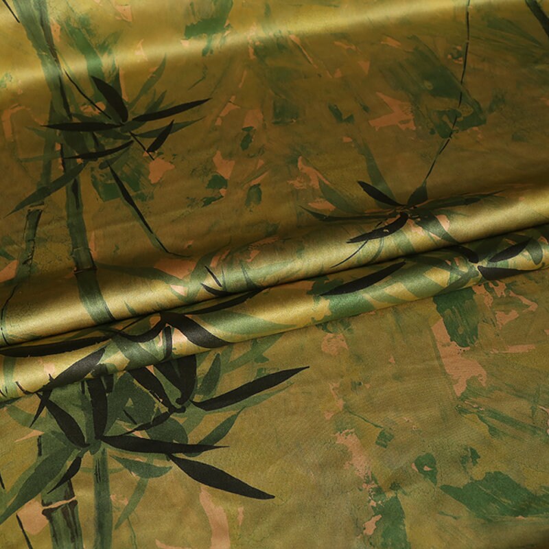 ZY - Handmade 50 Momme PIZI Mud Silk Satin Fabric - 112cm by the Yard