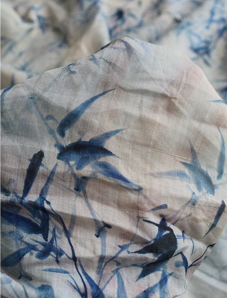 LZHU - Digital Printing 42 Thread Count Ramie Fabric - 145cm wide by the Yard