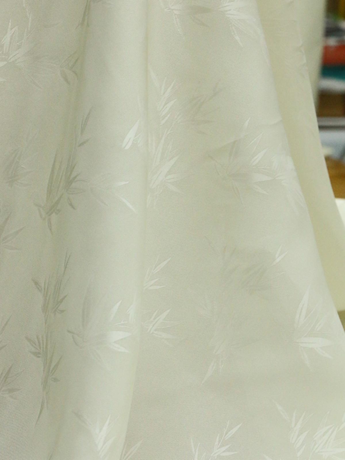 HLMILKBA - Handmade 19 Momme HUALUO Jacquard Mud Silk Rayon Blended Fabric (Openwork texture) - 138cm by the Yard